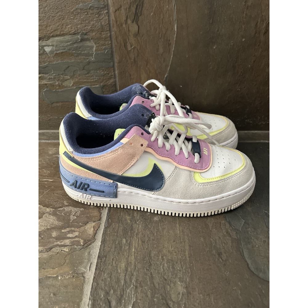 Size 8 - Nike Air Force 1 Shadow Crimson Tint Volt W